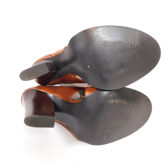 Guess Women's Brown Peeptoe Heels CL2719 0120 - Picture 5 of 8